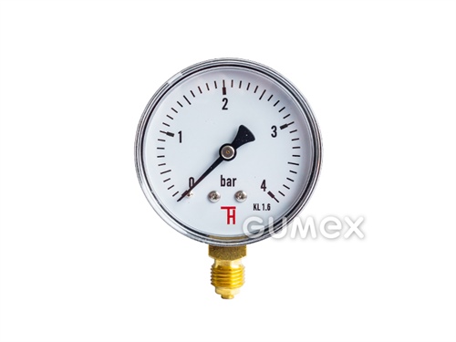 MANOMETER A VÁKUOMETER ŠTANDARDNÝ- SPODNÝ VÝVOD